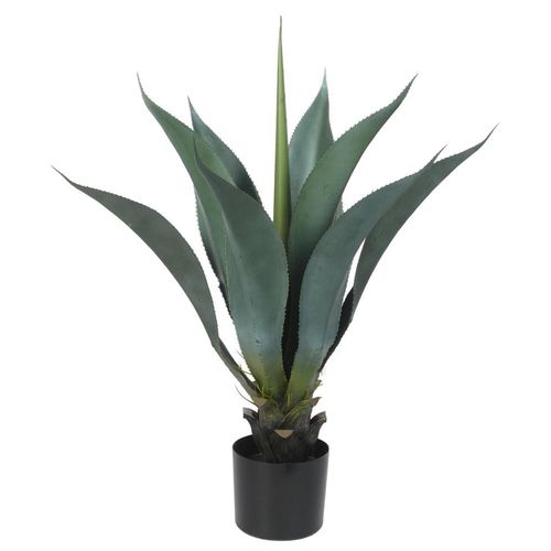 Planta artificial con maceta