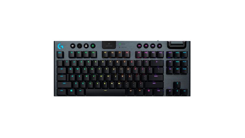 Teclado mecanico para juegos G915 tkl tenkeyless lightspeed inalambrico rgb carbono interruptor gl tactil