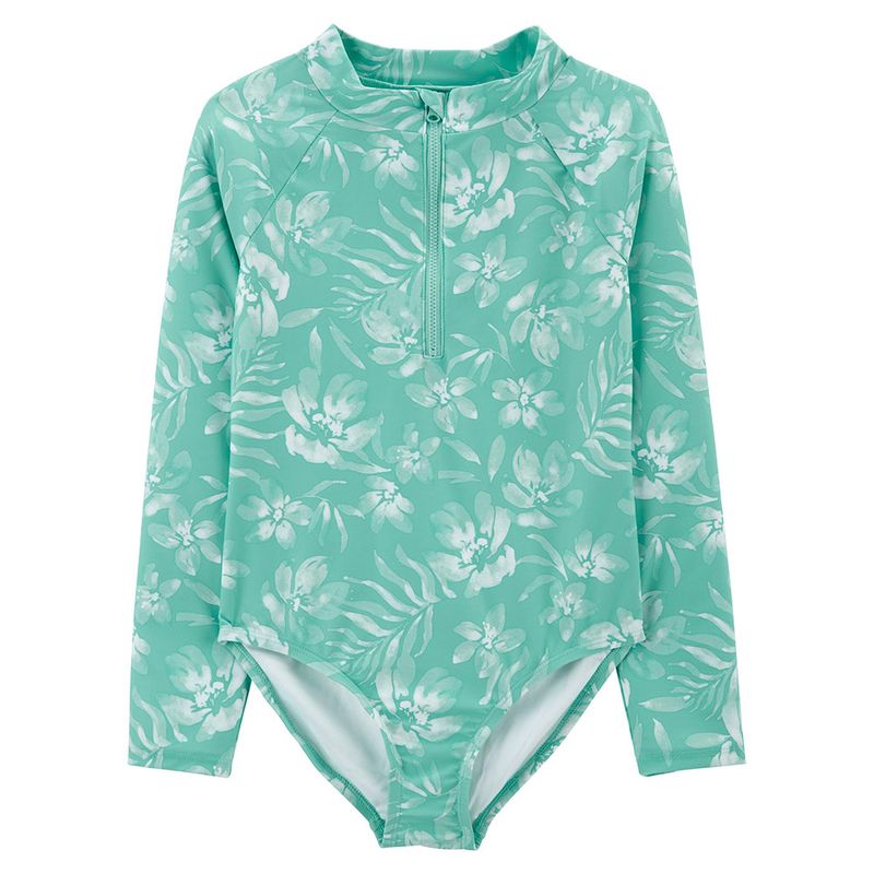 Traje-de-baño-1-pieza-celeste-con-estampado-para-niña