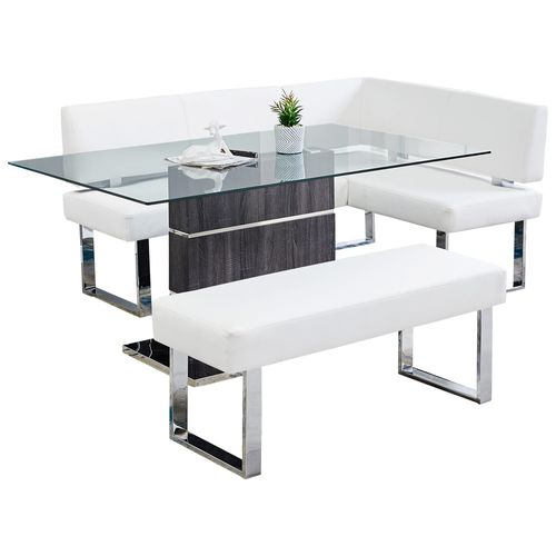 Comedor 6 personas (incluye mesa sofa en l y banca)/ Cubic