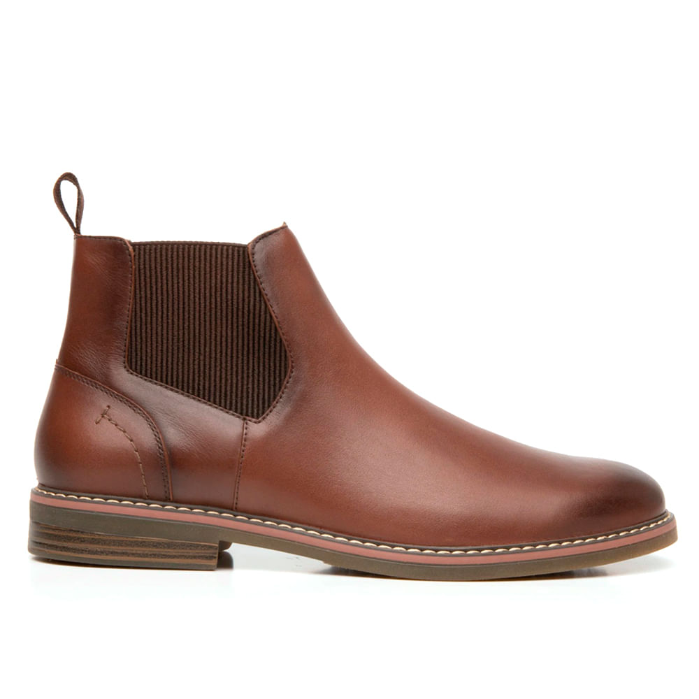 Bota casual Flexi color café para caballero
