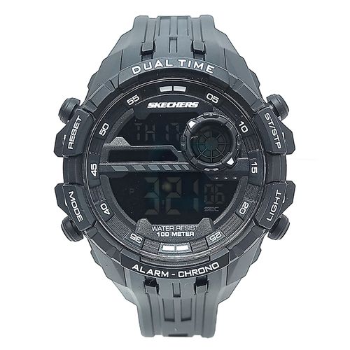 Reloj Skechers digital caucho negro para hombre