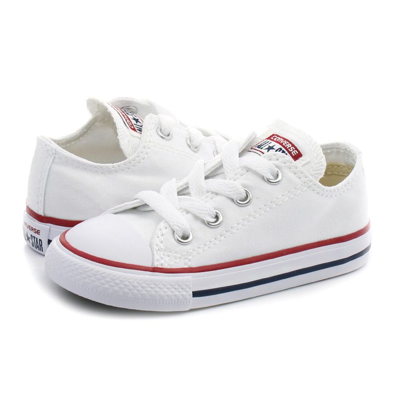 Zapatillas fashion converse niños blancas