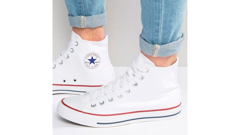 Botin deportivo casual Converse blanco para hombre