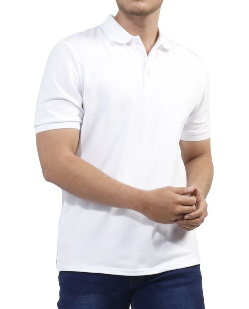 Polo básico blanco