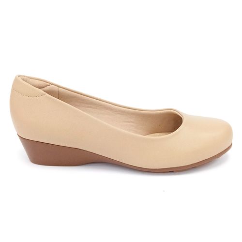 Zapato casual Nicolle color nude para mujer