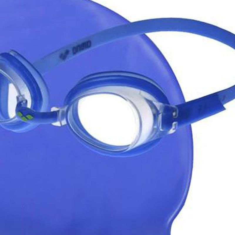  Uniswim Juego de gorro de natación y gafas para mujeres y  hombres con lentes antiniebla transparentes para nadar (aguamarina) :  Deportes y Actividades al Aire Libre