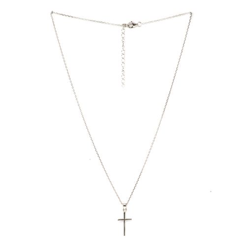 Cadena con dije de plata en caja