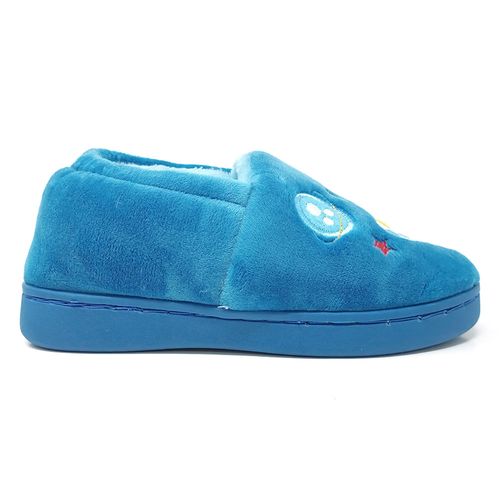Pantufla Orange color azul para niño