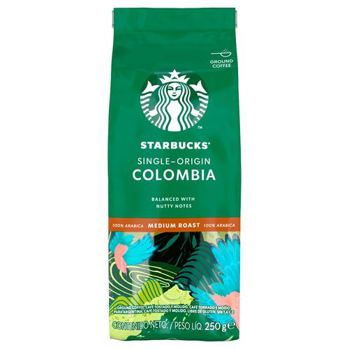 STARBUCKS Colombia Tueste Medio Café Molido Bolsa 250g