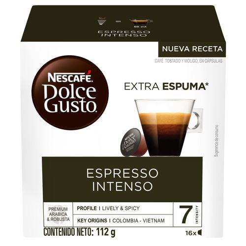 NESCAFÉ Dolce Gusto Espresso Intenso Caja 16 Cápsulas