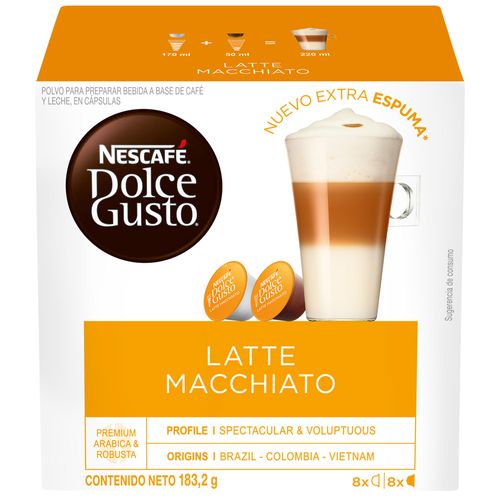 NESCAFÉ Dolce Gusto Latte Macchiato Caja 16 Cápsulas