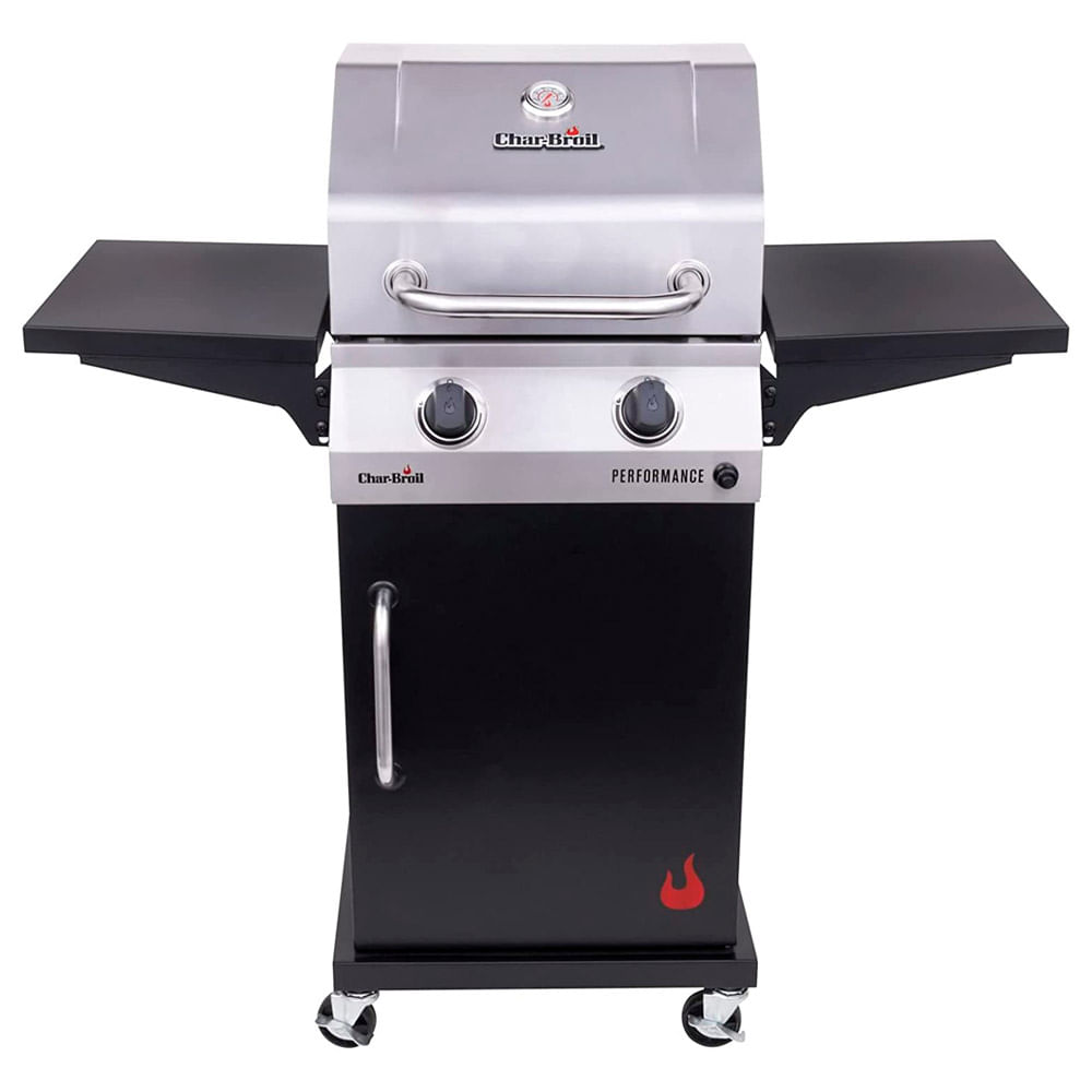 Barbacoa inox 2 quemadores