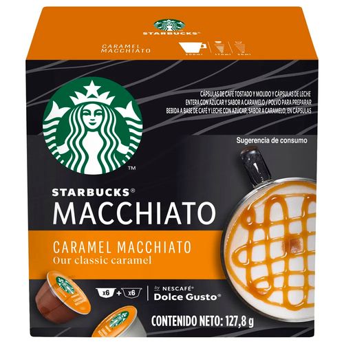 STARBUCKS by NESCAFÉ Dolce Gusto Caramel Macchiato Caja 12 Cápsulas