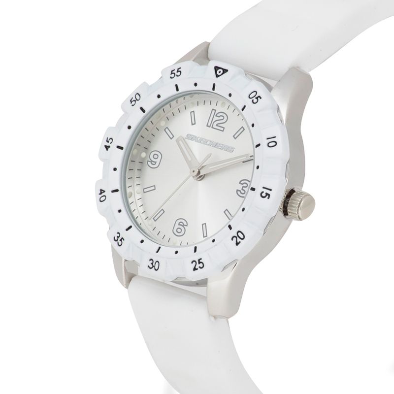 De hecho Extraer Excelente Reloj Skechers análogo silicón blanco para dama - Siman El Salvador