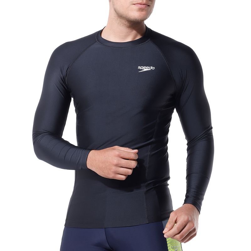 Camisa Playera Manga Larga Para Nadar Playera Natacion Hombre