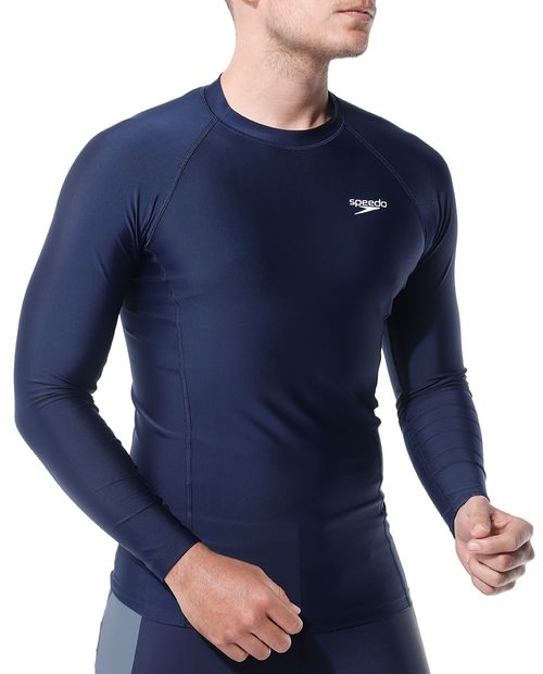 Camiseta de baño deportiva Speedo azul para hombre