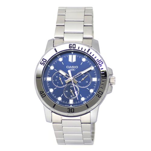 Reloj Casio vip análogo metálico plateado para hombre