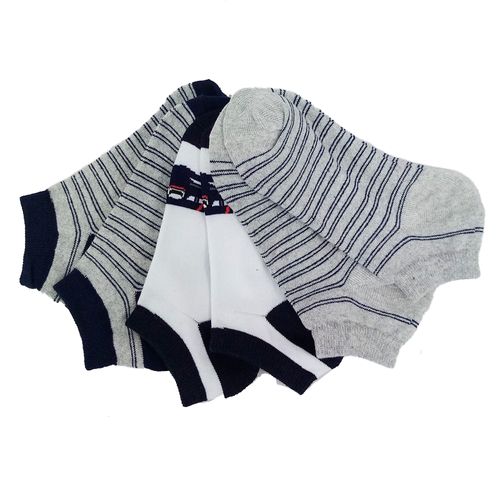Set de 3 pares de calcetines multicolor con estampado para niño