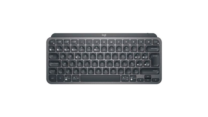 Teclado compacto retroiluminado bt en espanol negro