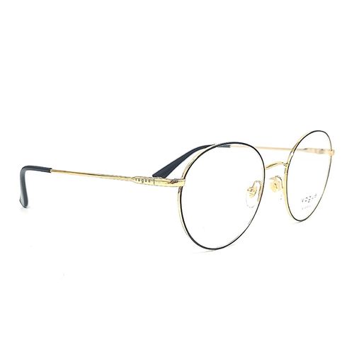 Aro completo Vogue metálico dorado para mujer
