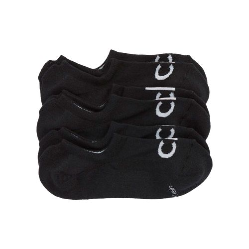 Pack de 6 pares de calcetines Calvin Klein negros para hombre