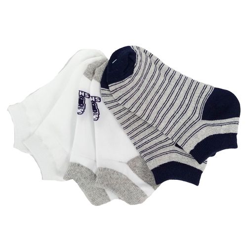 Set de 3 pares de calcetines multicolor con estampado para niño