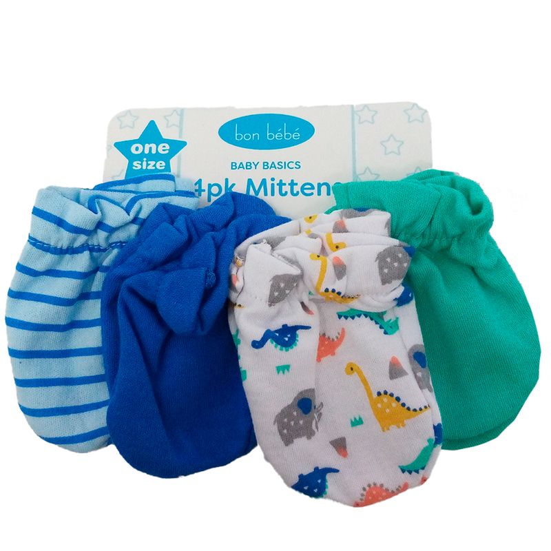 Set 4 pares guantes multicolor para bebé - Siman El Salvador