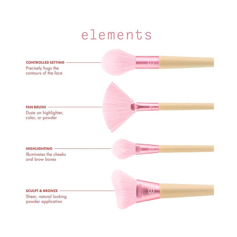 Elements Wind-Kissed Finish Makeup Brush Kit