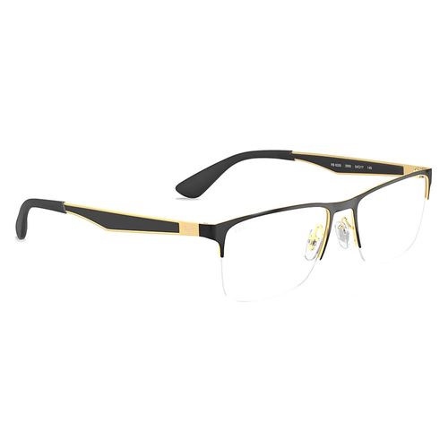 Aro semi al aire Ray Ban metálico para hombre