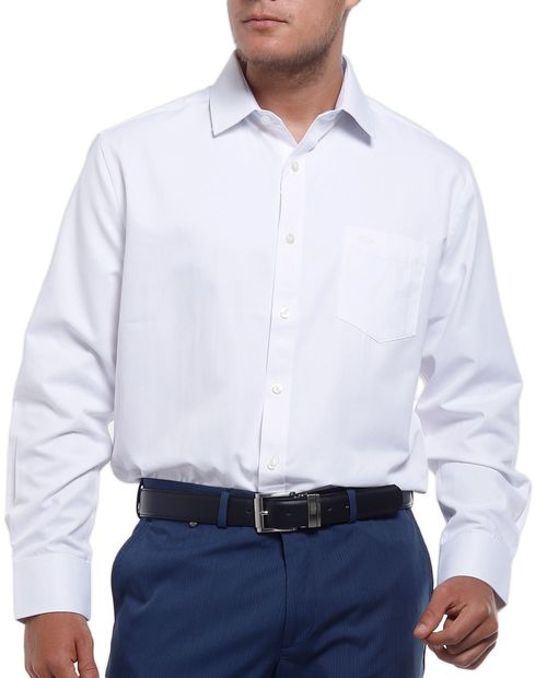 Camisa tradicional para caballero blanco