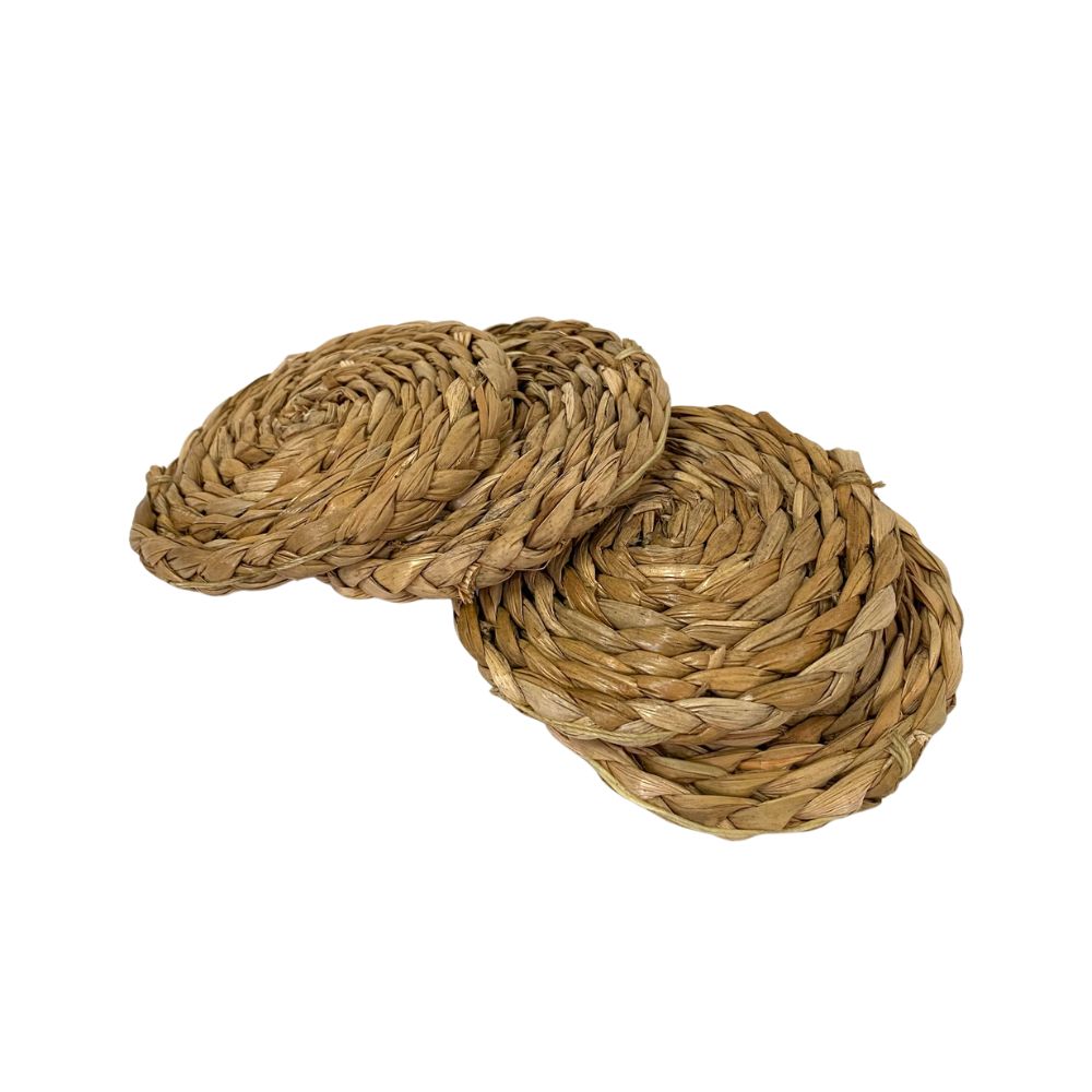 Set de 6 portavasos de fibra natural redondo - Siman El Salvador