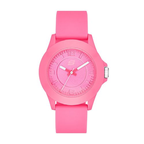 Reloj Skechers análogo silicón rosado para mujer