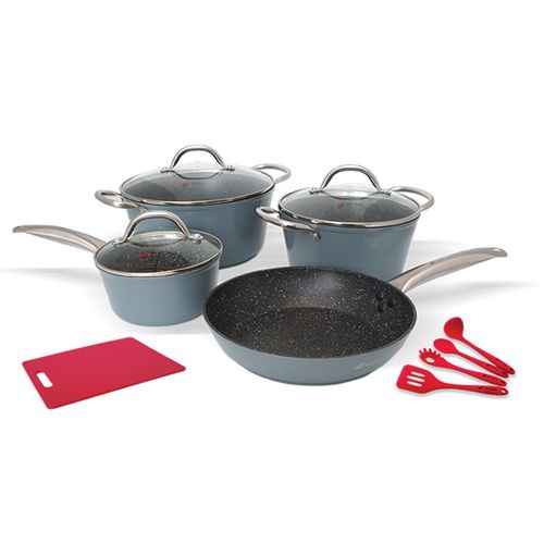 Juego de ollas aluminio 12pzs