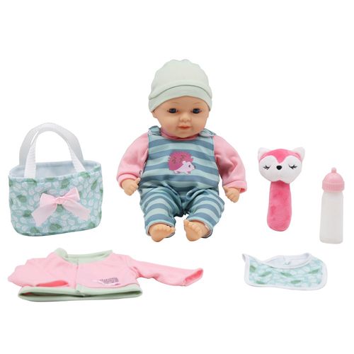Dream Collection Muñeca Bebé Adorable 13" con Mascota