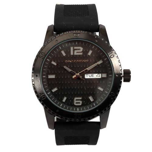 Reloj Skechers análogo de plástico negro para hombre