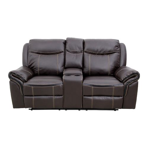 Love seat reclinable con consola