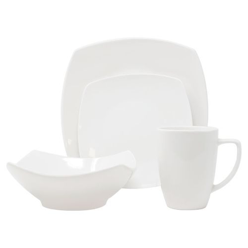 Vajilla cuadrada 16 piezas