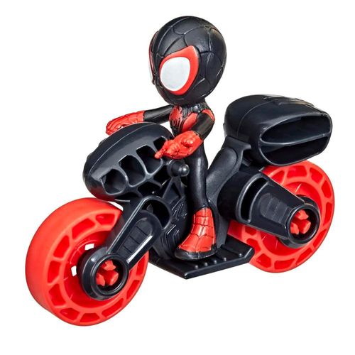 Spidey and his amazing friends figura y motocicleta surtida