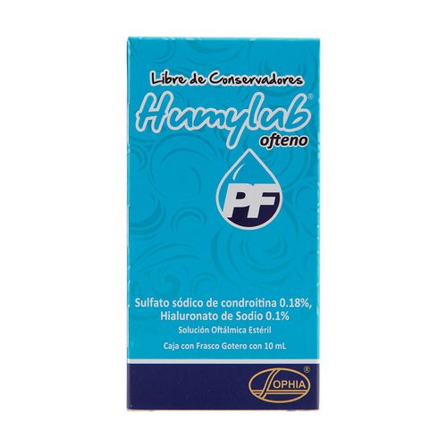 Gotas oftalmicas humylub pf 10ml