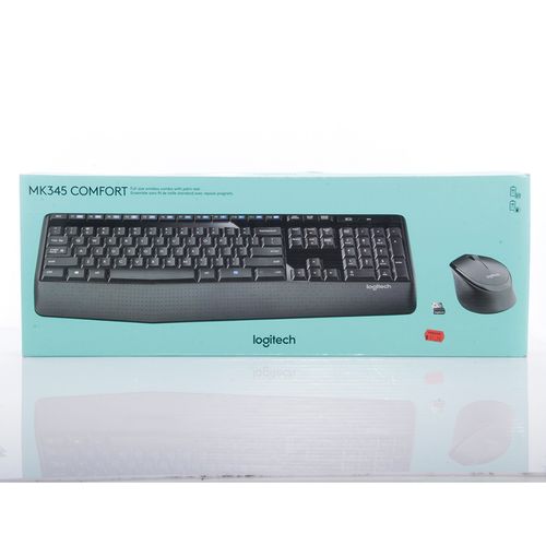 Teclado y mouse inalámbricos logitech mk345