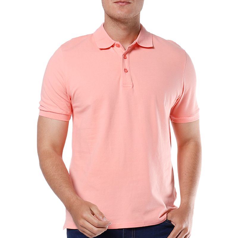 Camisa polo store color salmon