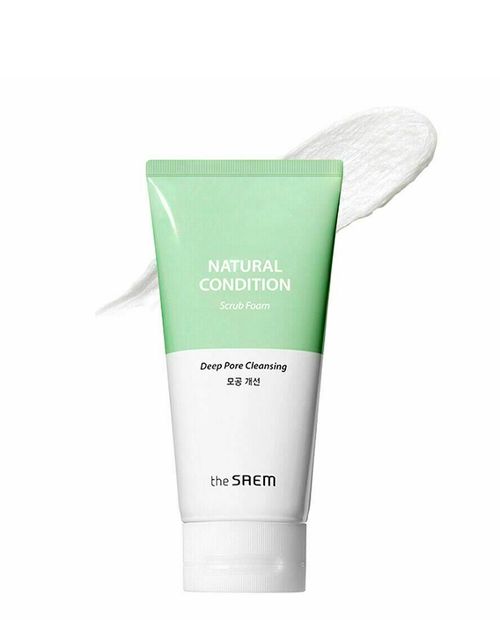 Espuma limpiadora Natural Condition Scrub Foam Limpieza profunda de poros 150 ml