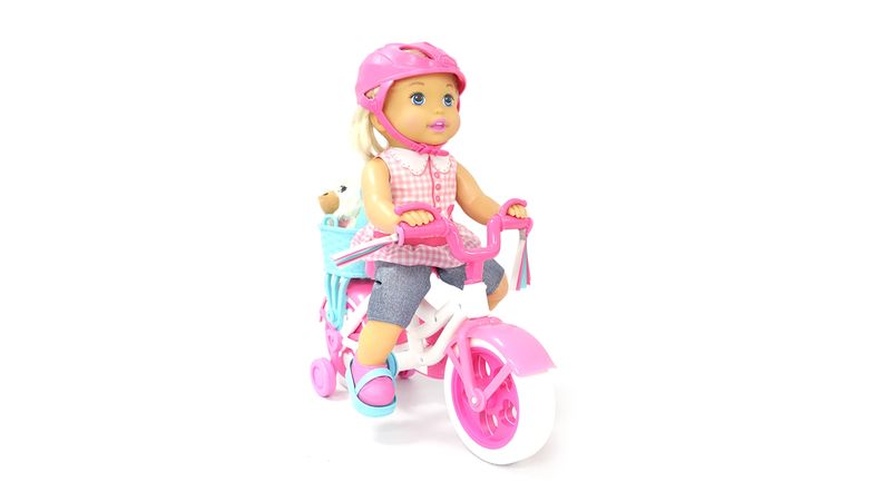 muñeca paseo en bici