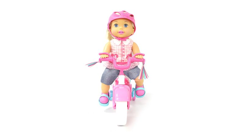 muñeca paseo en bici