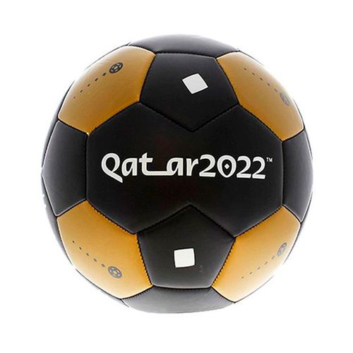Balón #5 fifa qatar 2022 negro con dorado