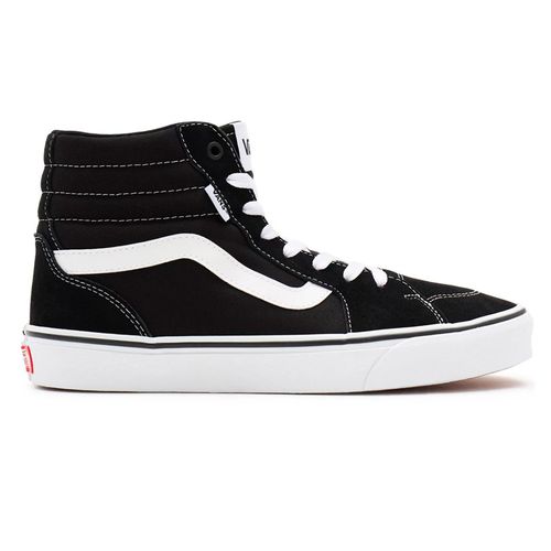 Zapatos vans outlet cuadriculados negro