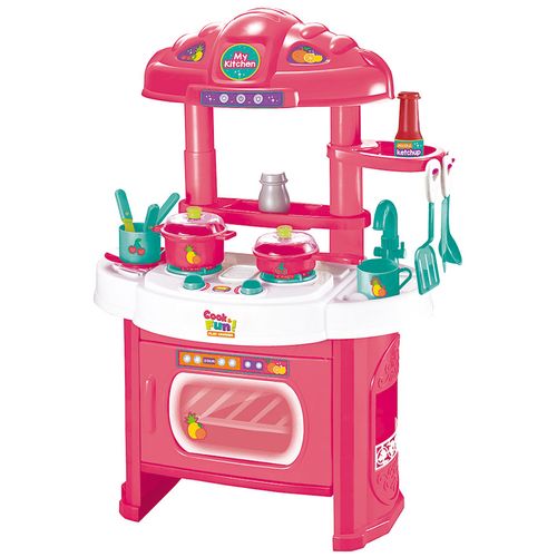Cook & Fun Set De Cocina Grande 28 Piezas Luz Sonido