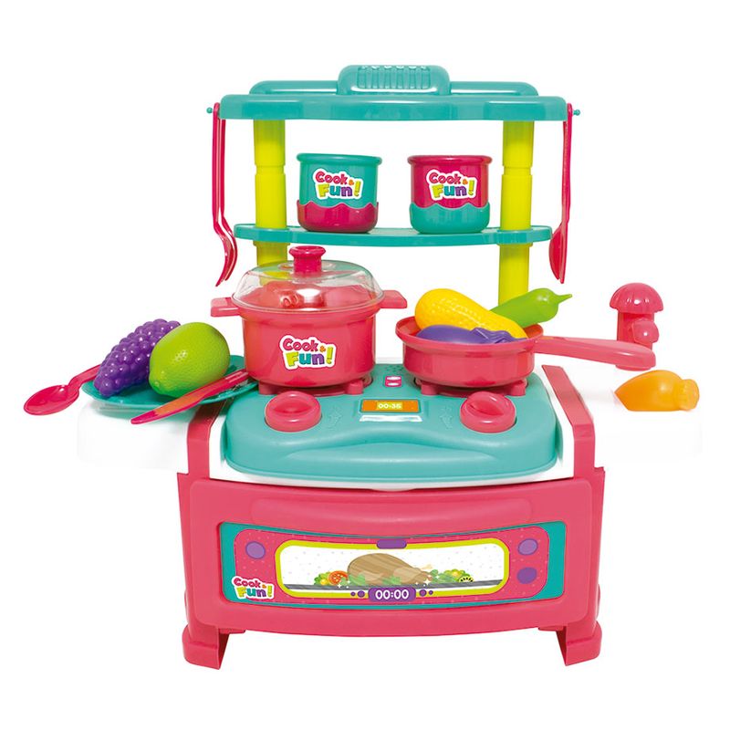 Cook Fun Set Juego Cocina 39 Piezas C Sonido