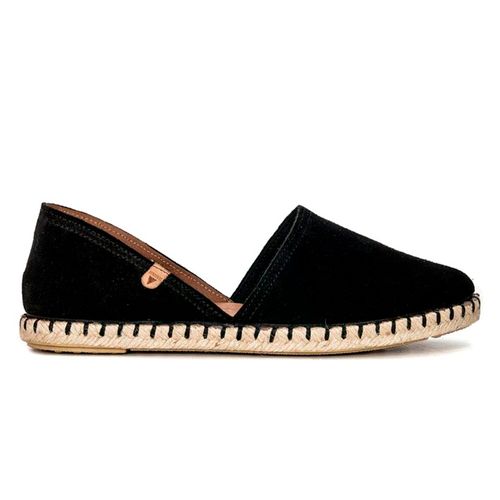 Zapato casual alpargata color negro para mujer